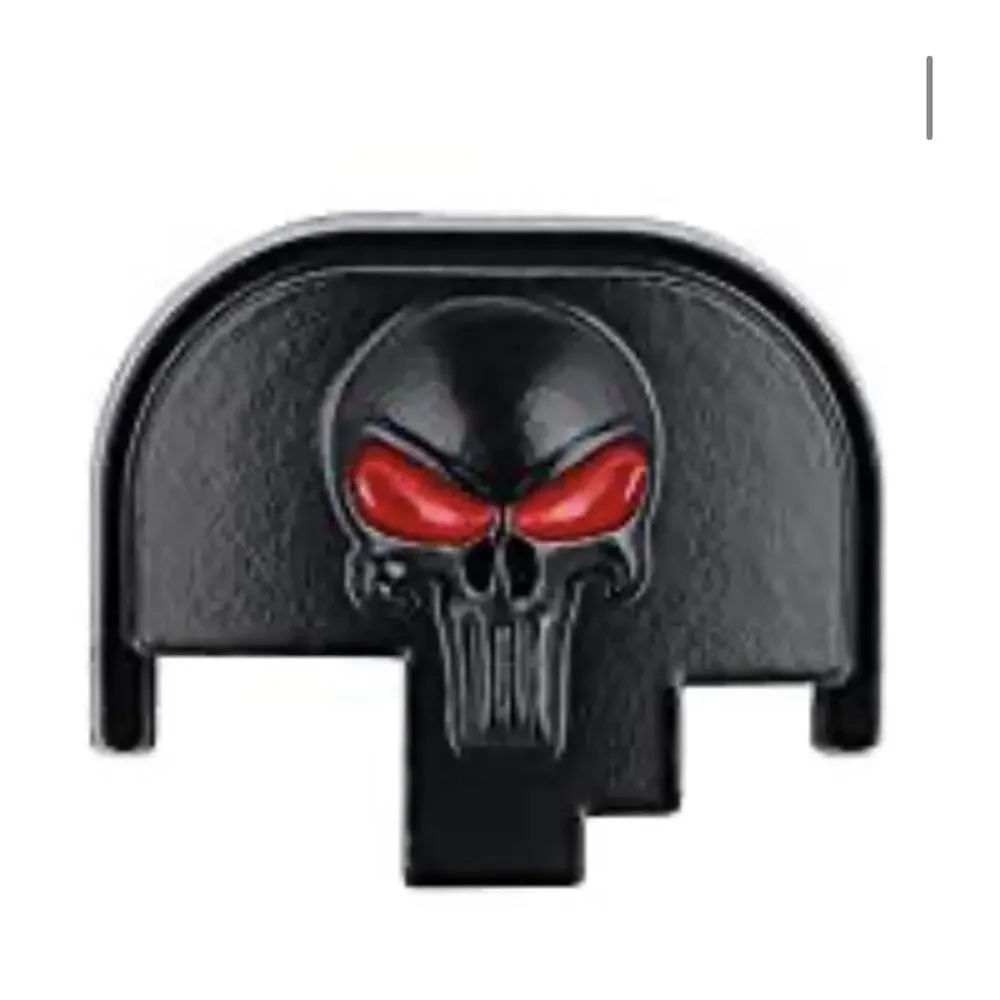 Black Skull Rear Slide Cover Plate Smith & Wesson M&P Rear Slide Cover Plate